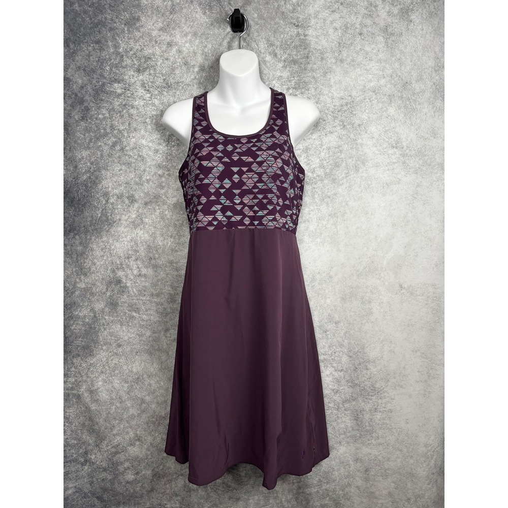 Smartwool Women's Willow‎ Lake Tank Dress Cross Strap Athletic in Purple Medium
